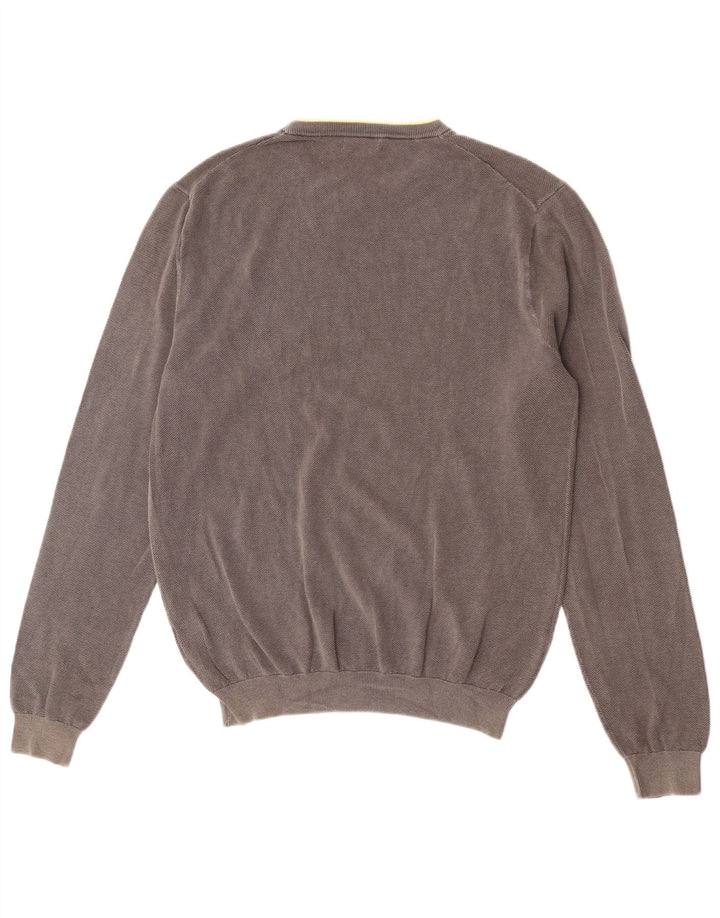 Sun68 - Jersey de cuello redondo para hombre, talla XL, algodón gris