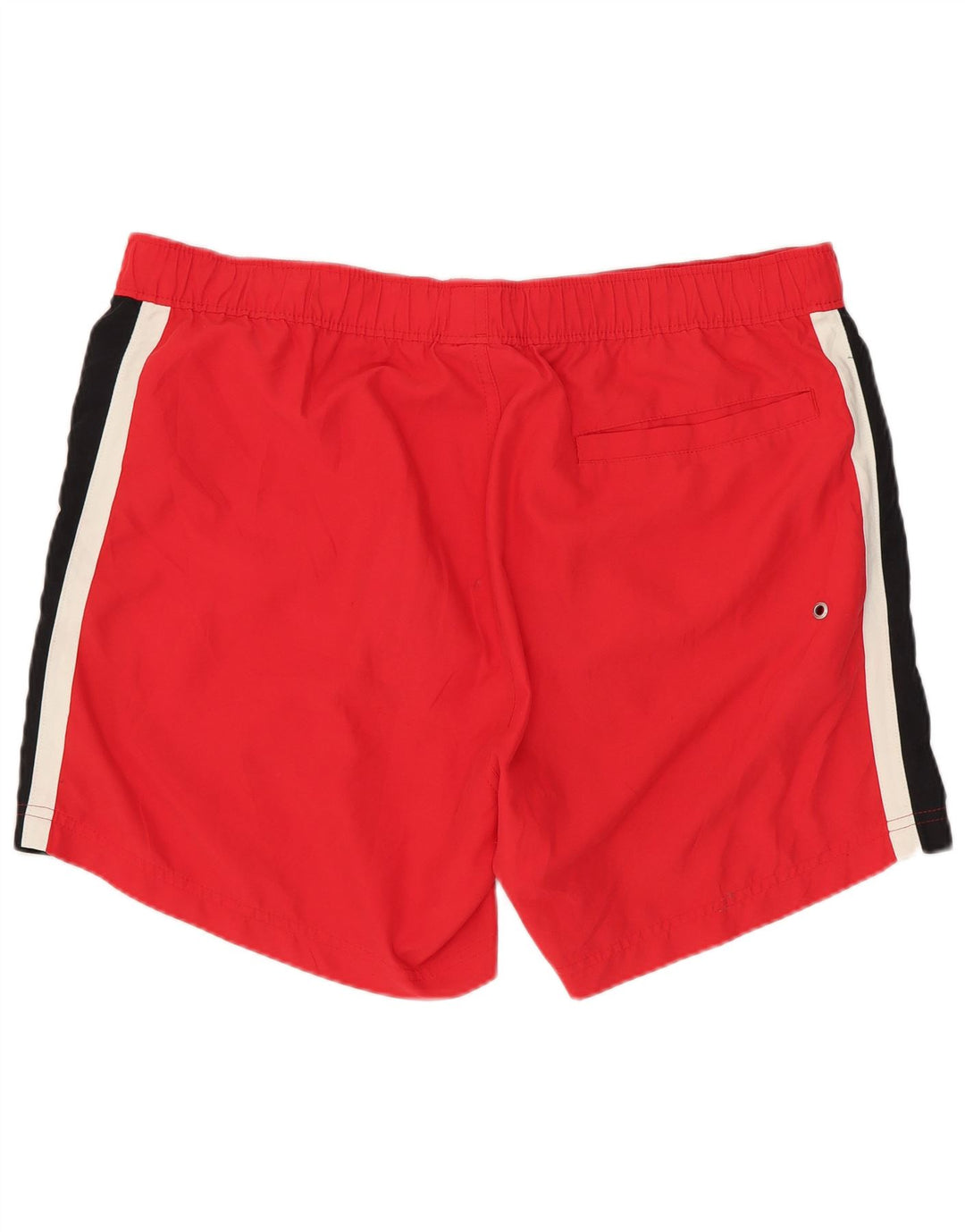 CHAMPION Shorts de baño gráficos para hombre XL Poliéster color block rojo