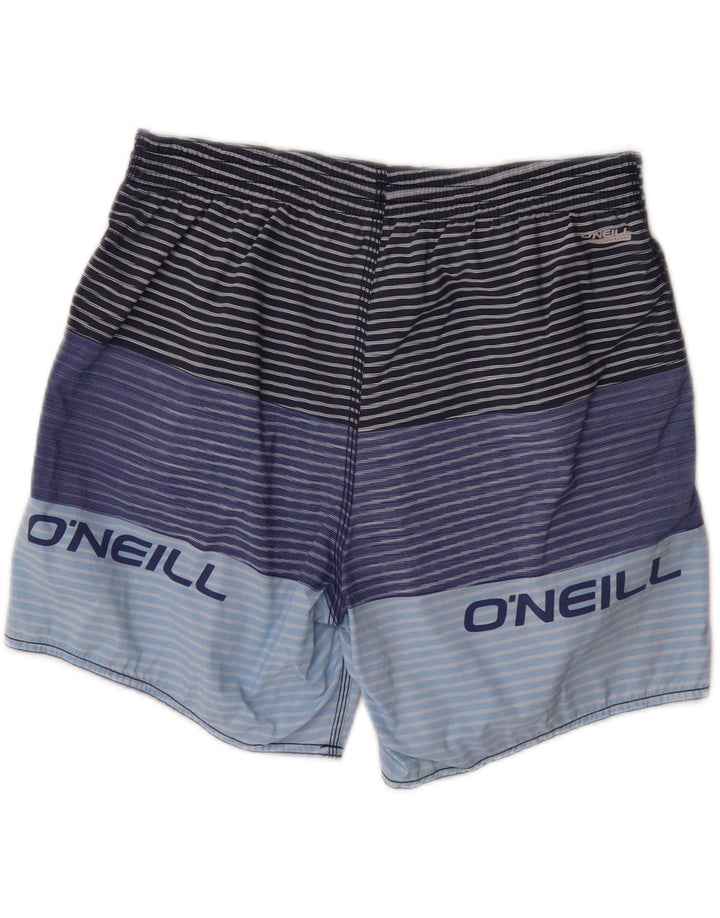 O'NEILL Mens Graphic Sport Shorts Large  Multicoloured Striped Vintage O'Neill and Second-Hand O'Neill from Messina Hembry 