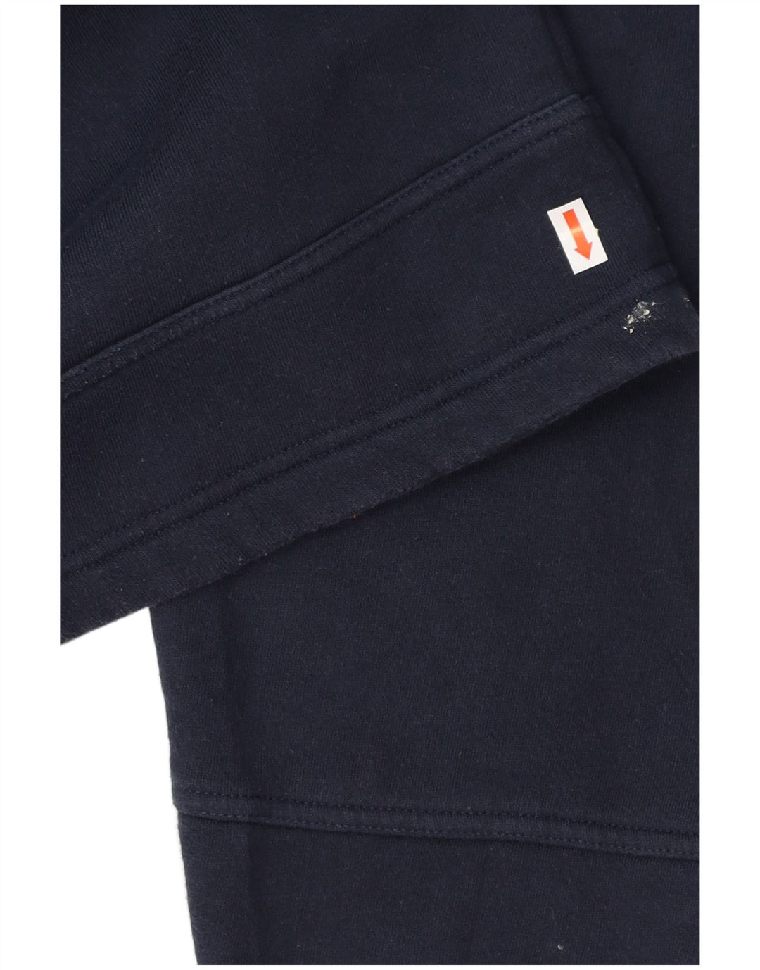 ADIDAS Hombre Loose Fit Sudadera Jumper Medio Azul Marino Algodón