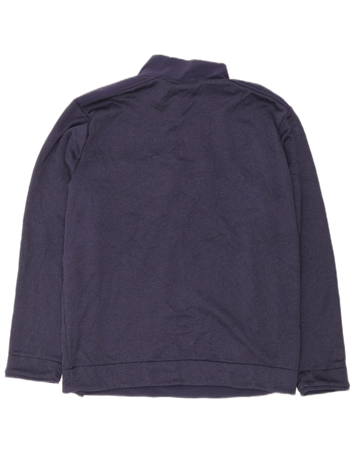 Under Armour Hombre Zip Neck Sudadera Jumper XL Azul Marino Poliéster