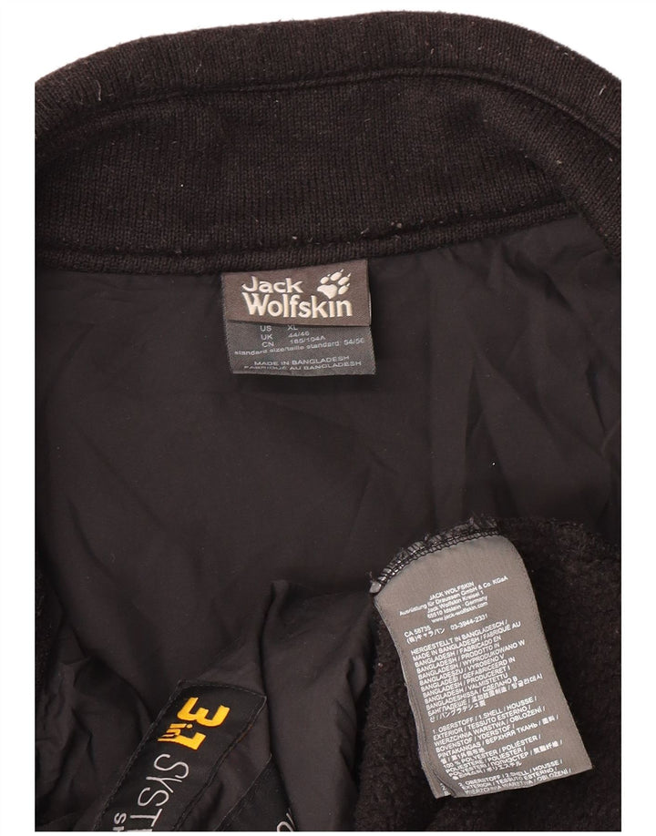 JACK WOLFSKIN Chaqueta Polar Hombre ES 44/46 XL Negro Poliéster