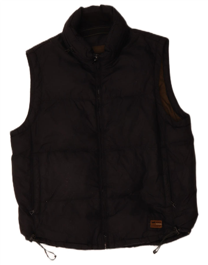 Chaleco acolchado para hombre Gas UK 40 Large Poliéster negro