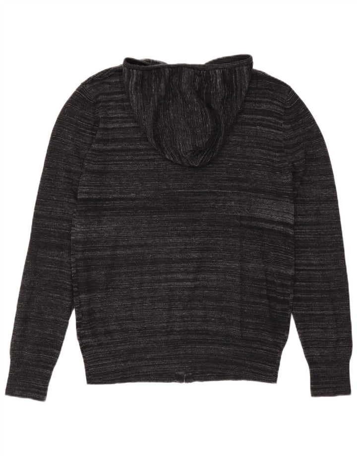 All Saints Suéter tipo cárdigan con capucha para hombre Algodón a rayas negras medianas