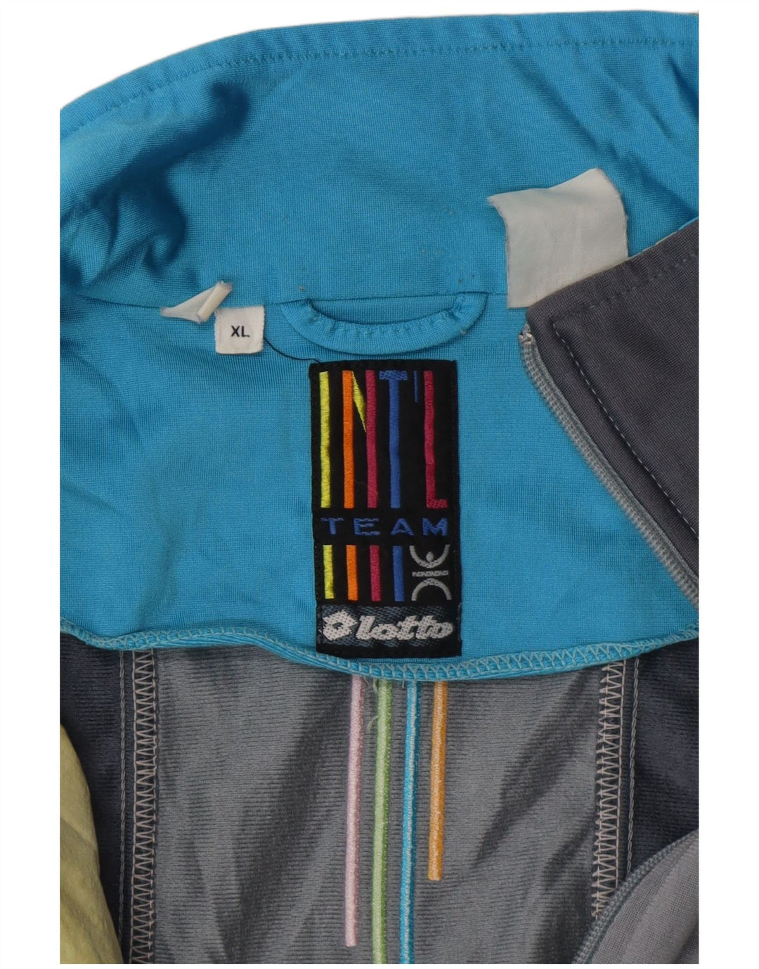 LOTTO Chaqueta de chándal para hombre XL Gris Colorblock