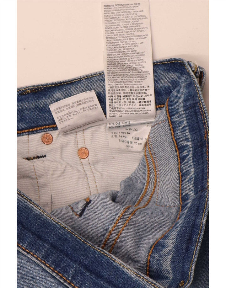 Levi's Hombre 511 Slim Jeans W29 L29 Algodón Azul