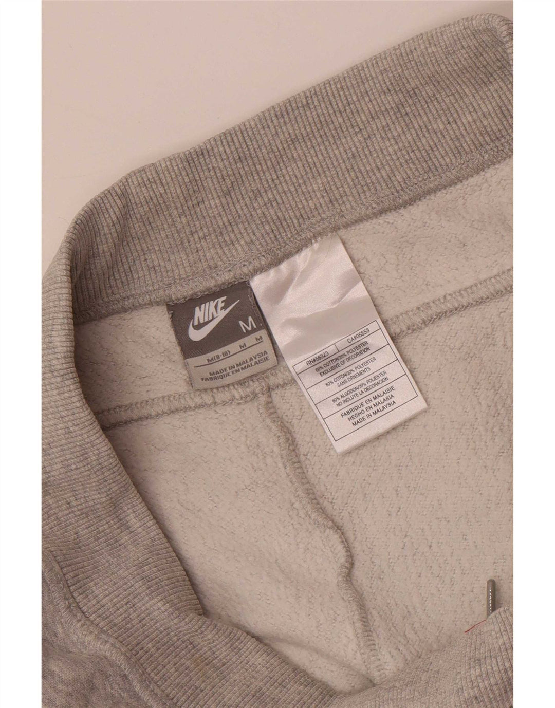 Pantalones de chándal Nike para mujer US 8/10 Algodón moteado gris medio