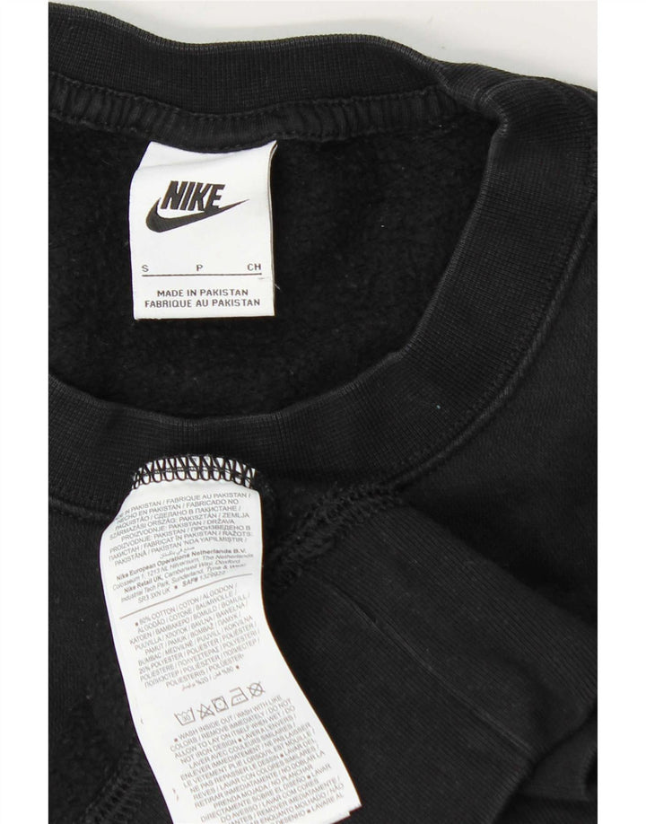 Nike - Sudadera extragrande para mujer, talla 10, talla pequeña, algodón negro