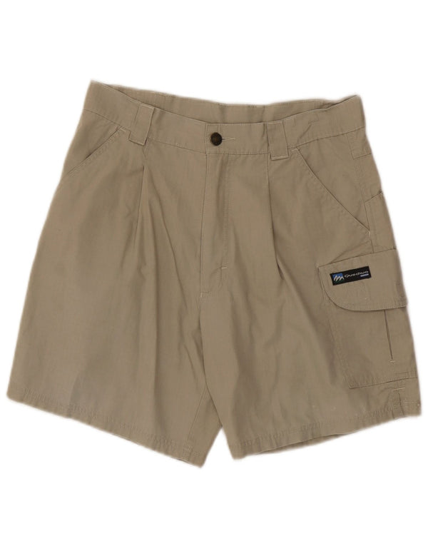 Decathlon Pantalones cortos cargo con clavijas para hombre Medium W30 Caqui Algodón