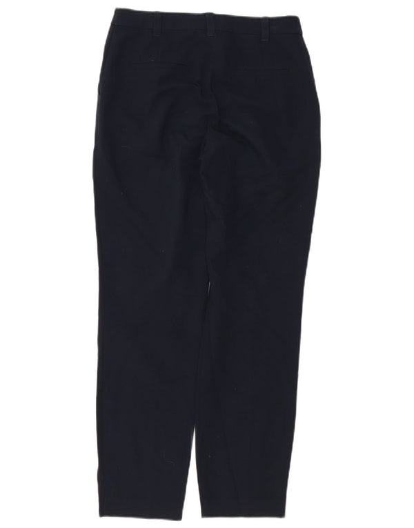Topshop Pantalones de traje rectos Petite para mujer UK 4 XS W24 L27 Azul marino