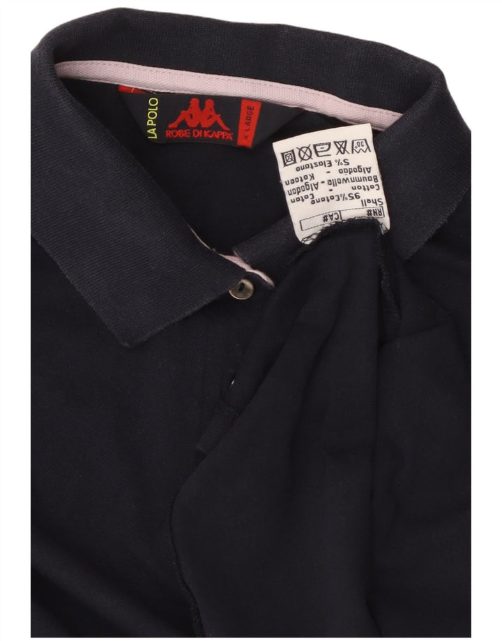 KAPPA Polo Niña 13-14 Años XL Azul Marino Algodón
