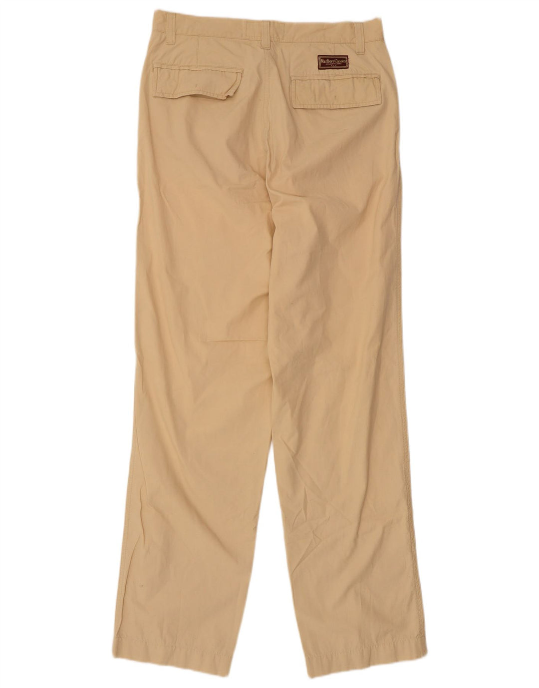 MARLBORO CLASSICS Pantalones casuales rectos para hombre EU 48 Medium W32 L32 Beige