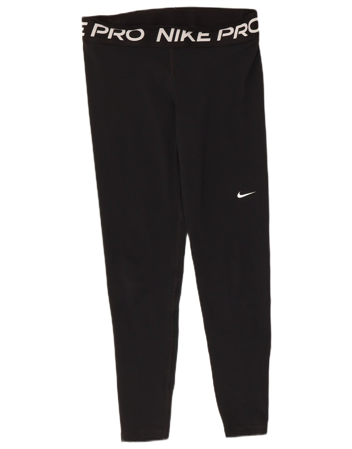 Nike Leggings Dri Fit Graphic para mujer, tamaño grande, poliéster negro