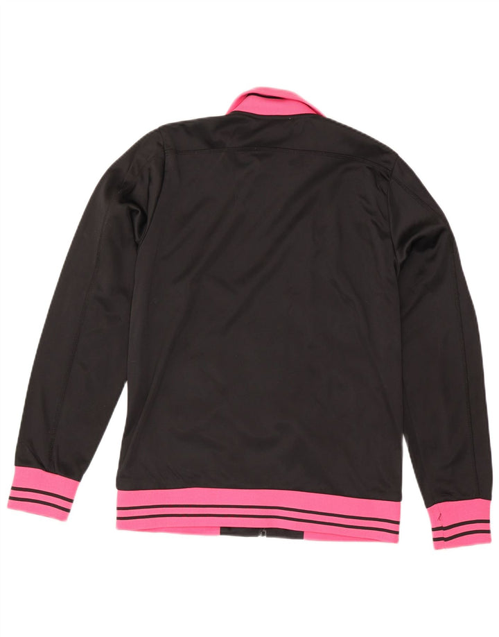 LOTTO Chaqueta superior de chándal para mujer UK 44 Grande Poliéster con bloques de color negro