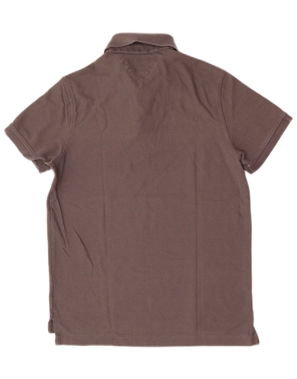Tommy Hilfiger Polo Slim Fit de algodón marrón medio para hombre
