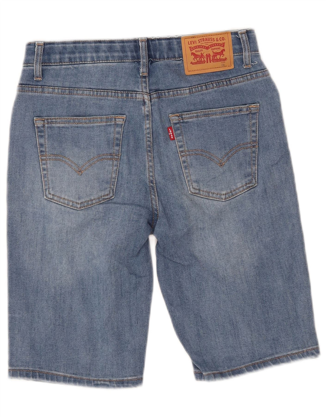LEVI'S Shorts Vaqueros Niña 13-14 Años W26 Azul Algodón