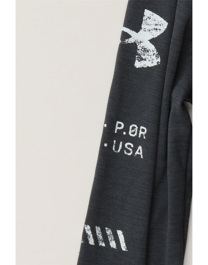 Under Armour Camiseta de chándal con estampado gráfico para niños 9-10 años Gris medio