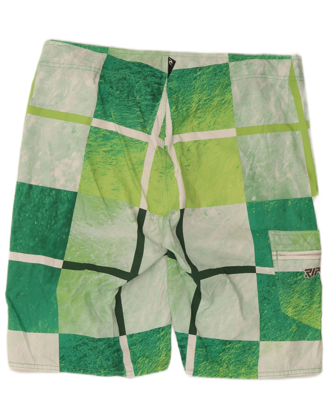 Rip Curl Mens Graphic Swim Shorts Grande Verde Cuadros Poliéster