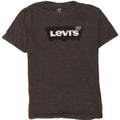 Levi's Camiseta gráfica para hombre Top grande de algodón moteado gris