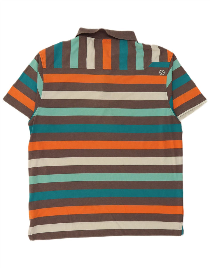 Polo para hombre Animal Poliéster a rayas multicolor grande