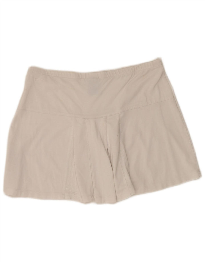 Nike - Pantalones cortos deportivos para mujer, talla 40, talla M, color blanco