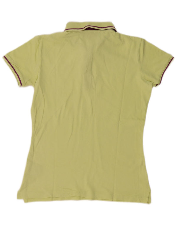 KAPPA Polo para mujer UK 40 Grande Algodón amarillo
