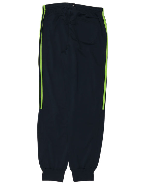Adidas Pantalones de chándal para hombre Joggers UK 38/40 Medium Azul marino Poliéster