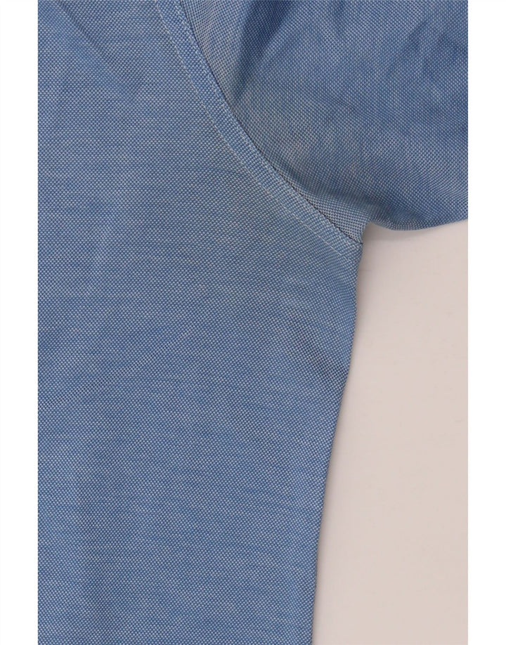 Paul & Shark Polo para hombre con moteado azul medio