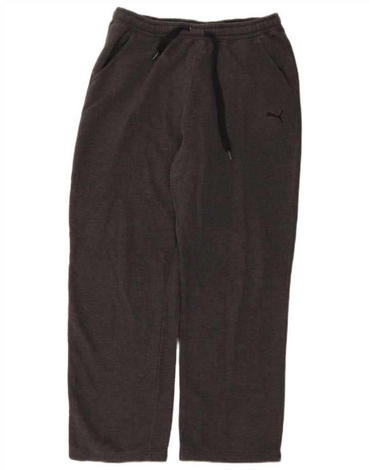 Pantalones De Chándal Puma Hombre Gris Medio Algodón