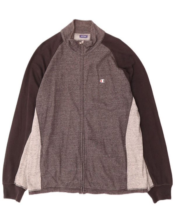 Champion Chaqueta De Chándal Para Hombre 2XL Gris Colorblock