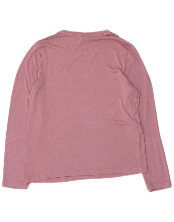 Marks & Spencer Top para mujer de manga larga UK 46 Viscosa rosa grande