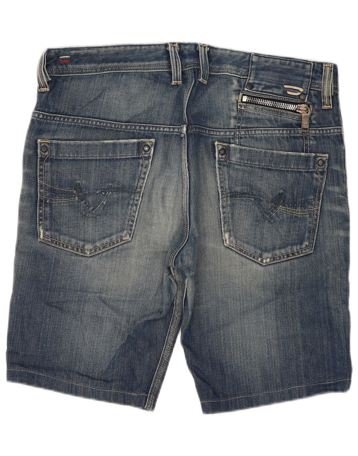 Diesel Hombre Onijo Shorts De Mezclilla W33 Algodón Azul Medio