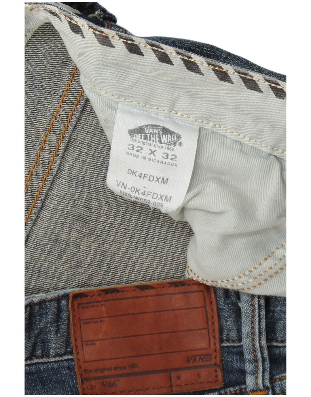 Vans Vaqueros rectos para hombre W32 L32 Azul