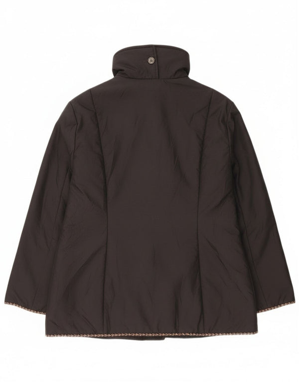 Chaqueta cortavientos vintage para mujer IT 48 XL Poliéster negro