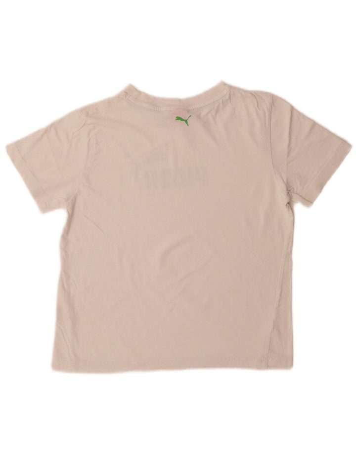 Puma Camiseta gráfica para niño 11-12 años Blanco