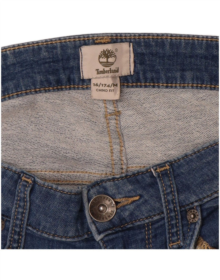 TIMBERLAND Vaqueros pitillo para niña 15-16 años W30 L31 Algodón azul