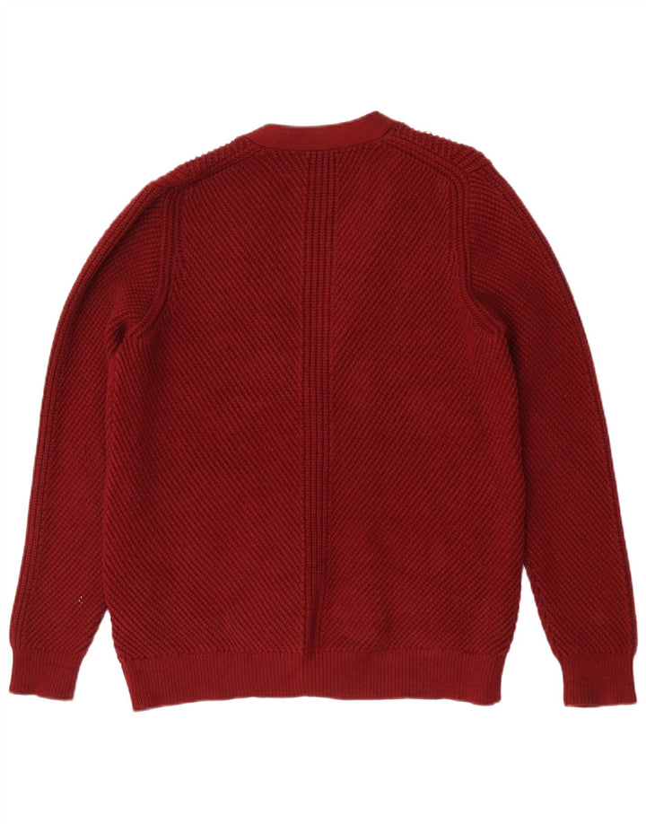 Marks & Spencer - Cárdigan autógrafo para mujer, talla M, viscosa roja, Reino Unido 40