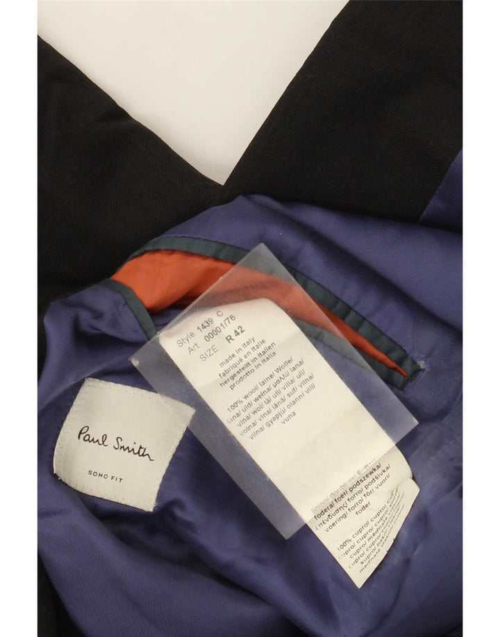 Paul Smith Chaqueta tipo blazer Soho de 2 botones para hombre UK 42 XL Lana gris