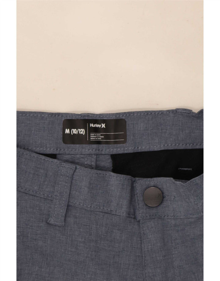 Hurley Pantalones cortos chinos para niños de 10 a 11 años, mediano, W26, azul