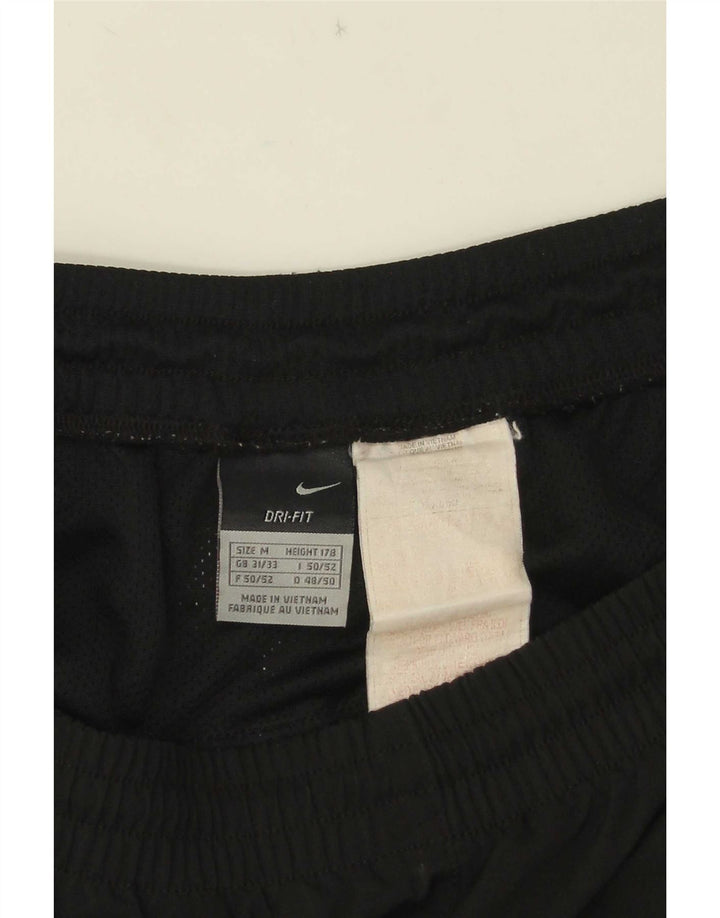 Nike Pantalones cortos deportivos Dri Fit para hombre, talla mediana, negro