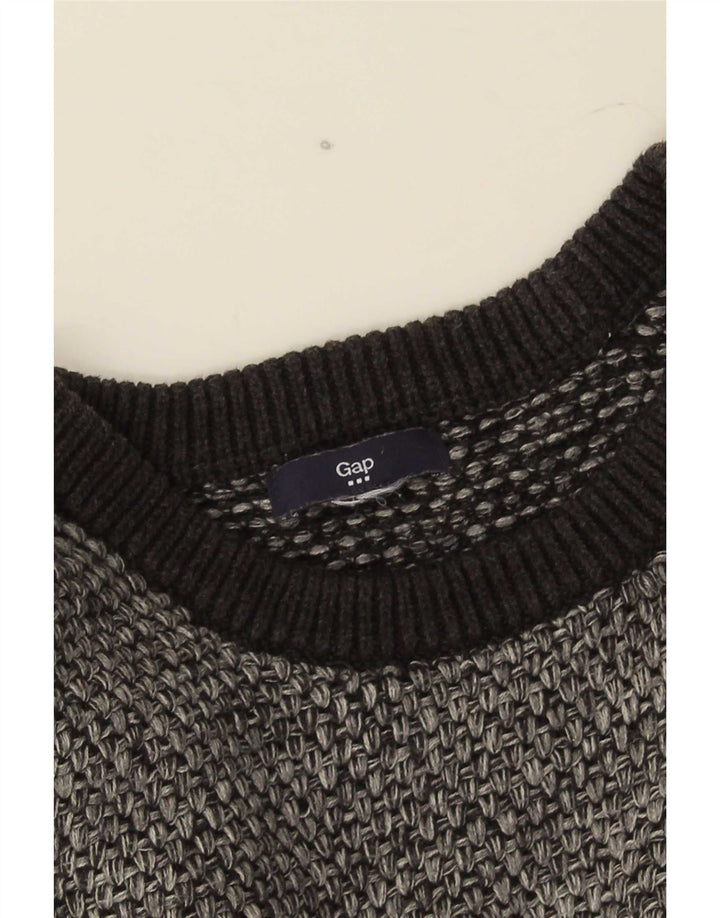 Gap Jersey De Cuello Redondo Para Hombre Jersey Pequeño Gris Moteado