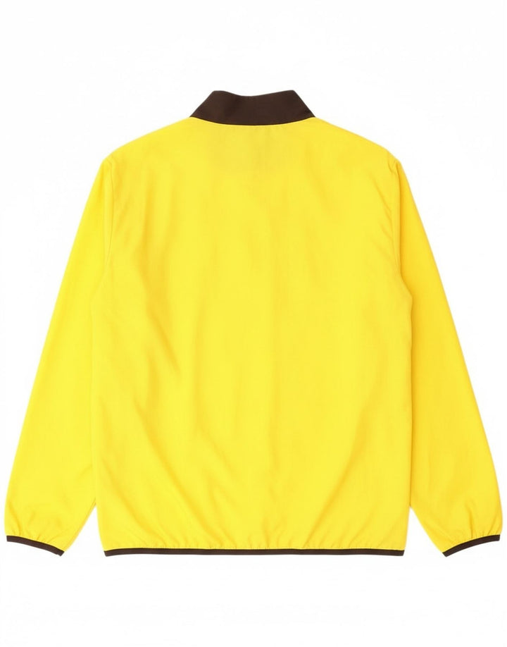 Puma Chaqueta Top De Chándal Para Hombre Poliéster Color Block Amarillo Medio
