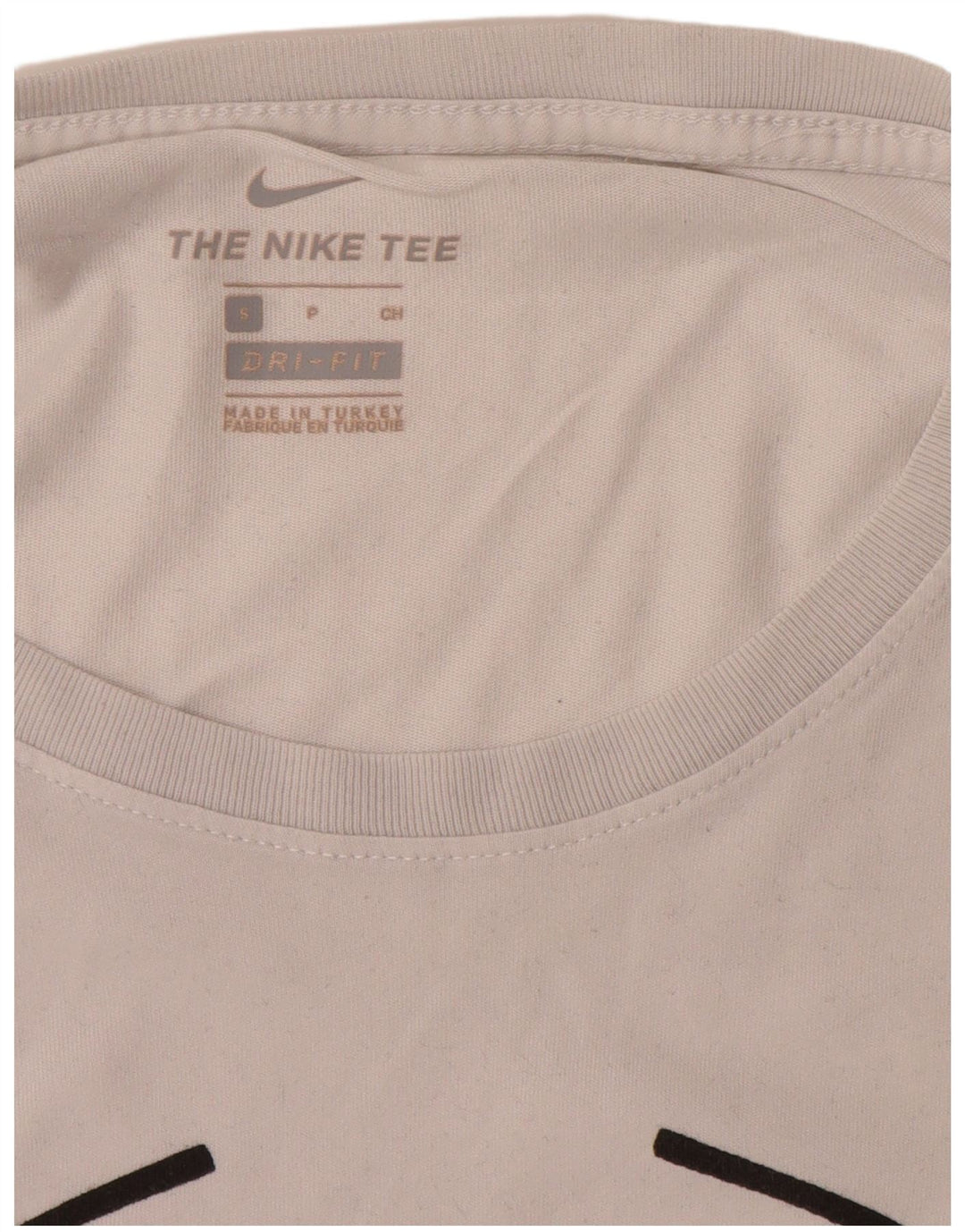 Nike Dri Fit Graphic Camiseta para hombre, talla pequeña, color blanco