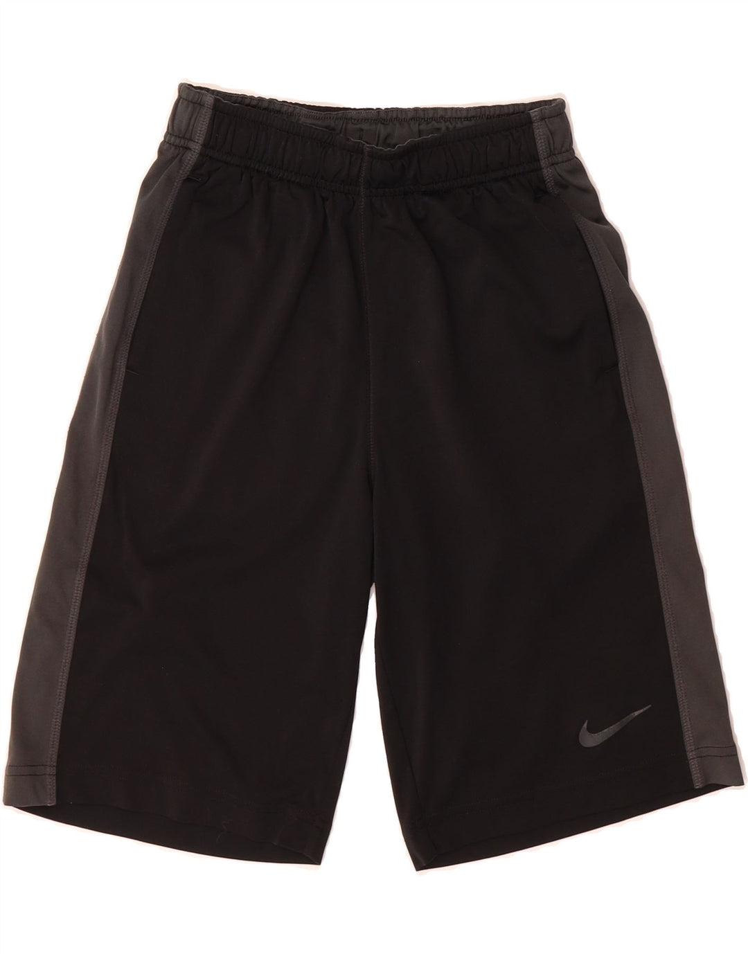 NIKE Boys Dri Fit Sport Shorts 10-11 Years Medium Black Polyester Vintage Nike and Second-Hand Nike from Messina Hembry 