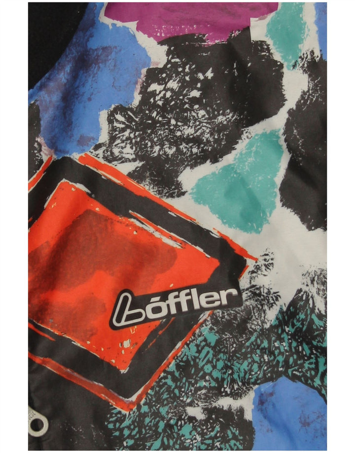 Loffler Chaqueta polar para hombre UK 38 Medium Black Geométrico