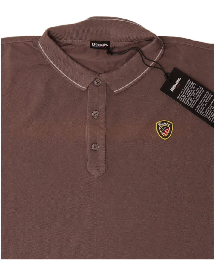 BLAUER Polo Hombre XL Algodón Gris