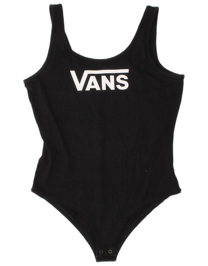 Vans Mujer Traje De Baño Gráfico Mediano Algodón Negro