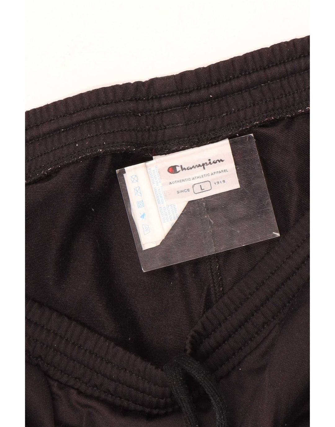 Champion Pantalones De Chándal Con Estampado De Poliéster Negro Grande Para Hombre