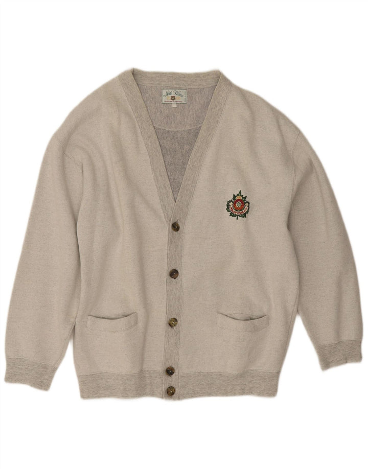 North Western - Cárdigan para hombre, talla XL, color gris