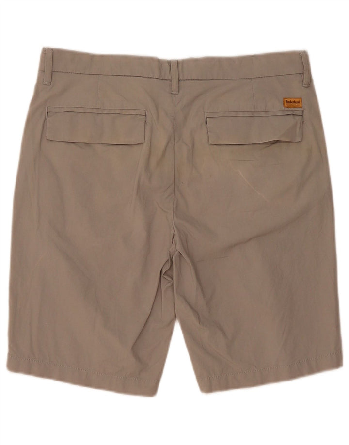 TIMBERLAND Pantalones cortos chinos para hombre W33 Algodón gris medio